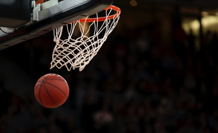 Basketball through Hoop