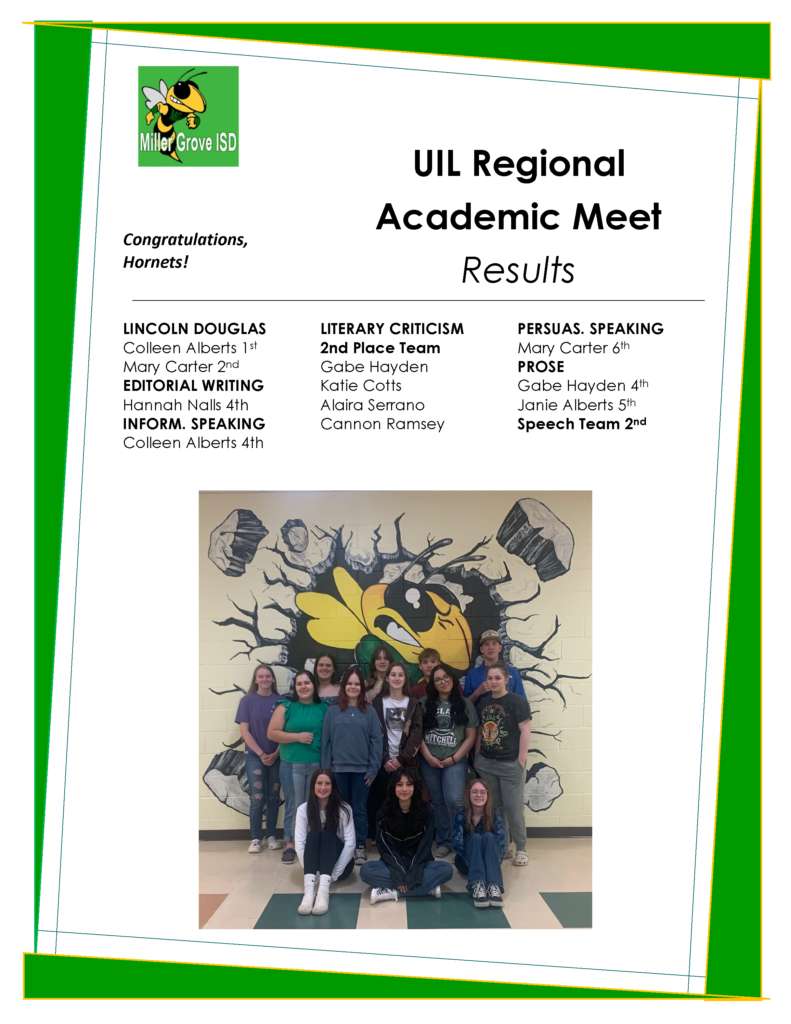 UIL results