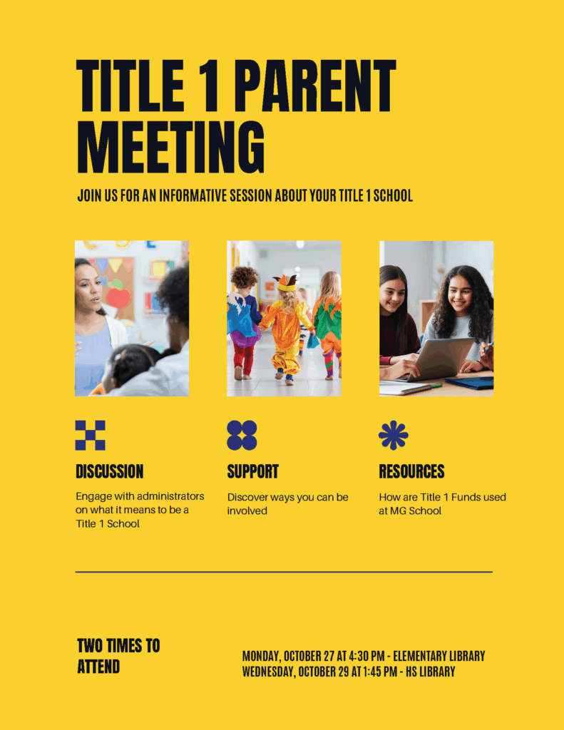 Title 1 parent meetings